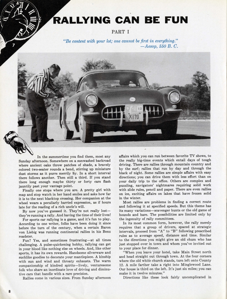 1958 Corvette News Magazines Page 9